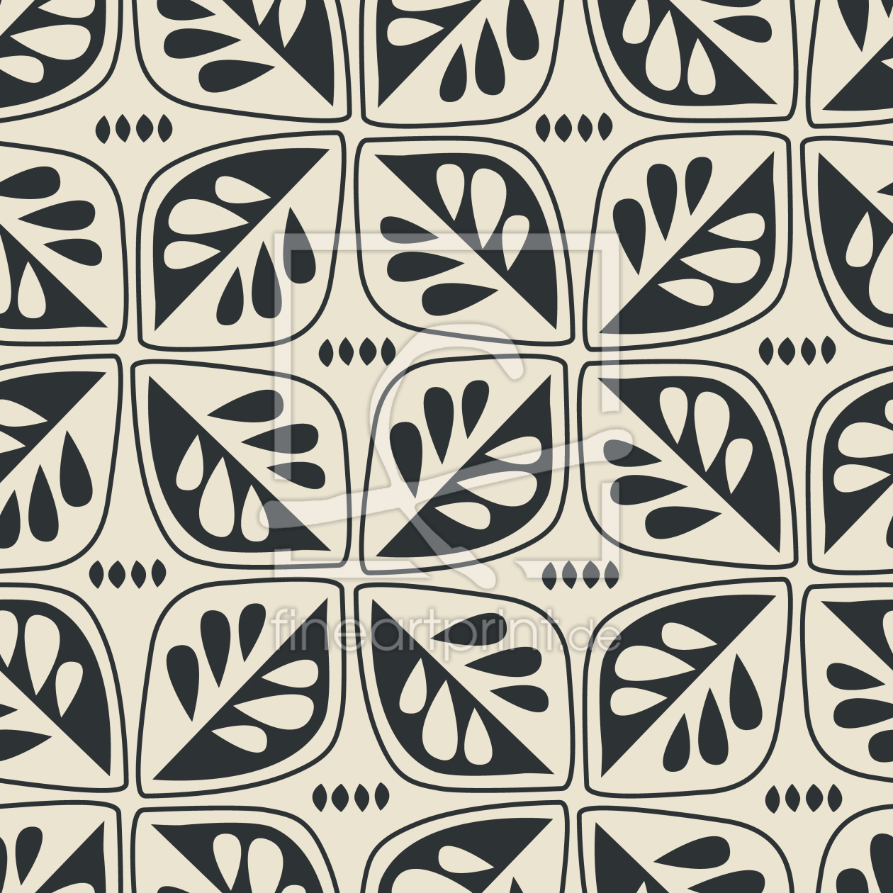 Bild-Nr.: 9015514 Retro-Blätter erstellt von patterndesigns-com