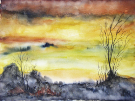 Landschaft - Aquarell/9913222