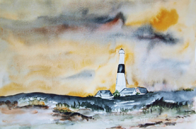 Kampen Sylt - Aquarell/9957257