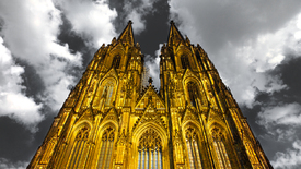 Kölner Dom in Gold/10809957