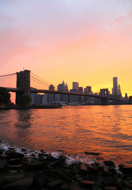 Sonnenuntergang an der Brooklyn Bridge/10847811
