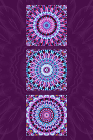 Mandala Collage in violett/11000932