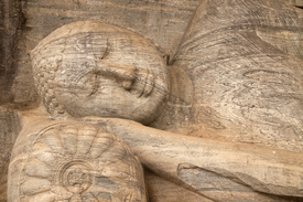 Buddhastatue aus Stein, Gal Vihara, Polonnaruwa, Sri Lanka/11184834