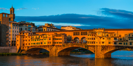 Florenz - Ponte Vecchio am MorgenAbend/11294536