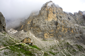 Langkofel mit Schutzhütte/11592022