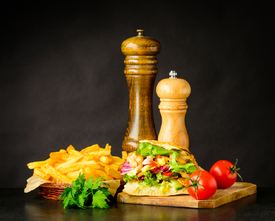 Döner Kebab und Pommes/11903765