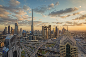 Dubai City Sunset/11970873