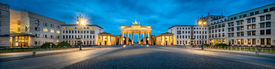 Brandenburger Tor Panorama bei Nacht/11989191