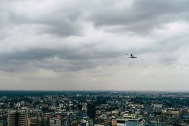 View over the skyline of Nairobi Kenya/12007911