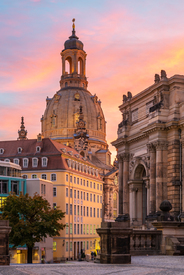 Dresdner Frauenkirche im Abendlicht/12049795