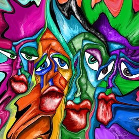 Faces - Abstract/12086480