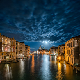 Vollmond über dem Canal Grande in Venedig/12562463