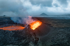 Aktiver Vulkan auf Island/12741032