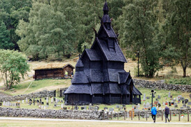 Stabkirche von Borgund Norwegen/12801446