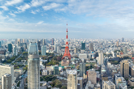 Tokyo Stadtansicht mit Tokyo Tower/12813412