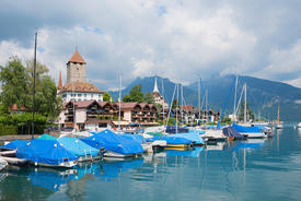 Hafen Spiez mit Burgblick/12818492