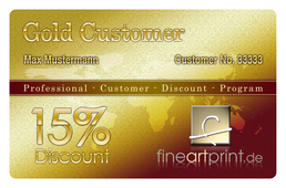 Gold Customer Card