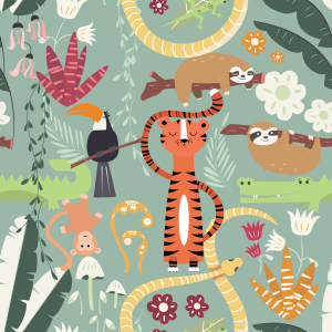 Bild-Nr: 9013186 Leben Der Dschungel-Tiere Erstellt von: patterndesigns-com
