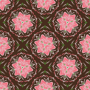 Bild-Nr: 9013334 Blumen Symmetrie Erstellt von: patterndesigns-com
