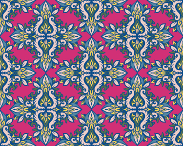 Bild-Nr: 9013508 Symmetrischer Blumenstrauß Erstellt von: patterndesigns-com