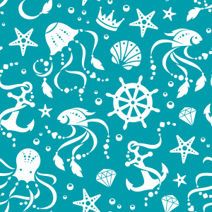 Bild-Nr: 9014379 Ozean Silhouetten Erstellt von: patterndesigns-com
