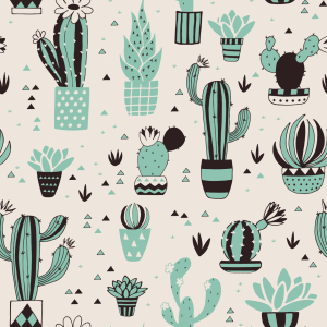 Bild-Nr: 9014996 Kaktus-Blumen Erstellt von: patterndesigns-com