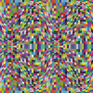 Bild-Nr: 9015495 Verrückte Mosaik Wellen Erstellt von: patterndesigns-com