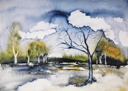 Bild-Nr: 10093126 Landschaft Aquarell Erstellt von: Galerie-Fotoeffekt