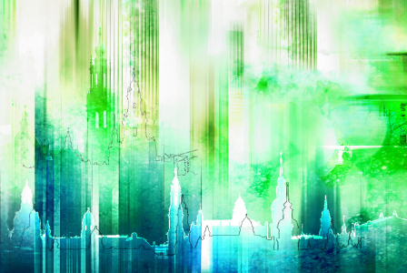 Bild-Nr: 10136266 Dresden Skyline Abstrakt Erstellt von: Galerie-Fotoeffekt