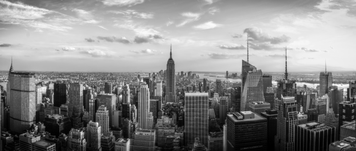 Bild-Nr: 10325473 New York City - Black and White Panorama Erstellt von: mao-in-photo