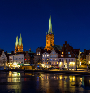 Bild-Nr: 10442330 Blaue Stunde an der Lübecker Obertrave II Erstellt von: Landhans