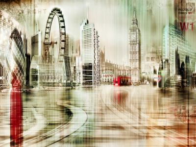 Bild-Nr: 10577497 London Skyline Abstrakt Erstellt von: Galerie-Fotoeffekt