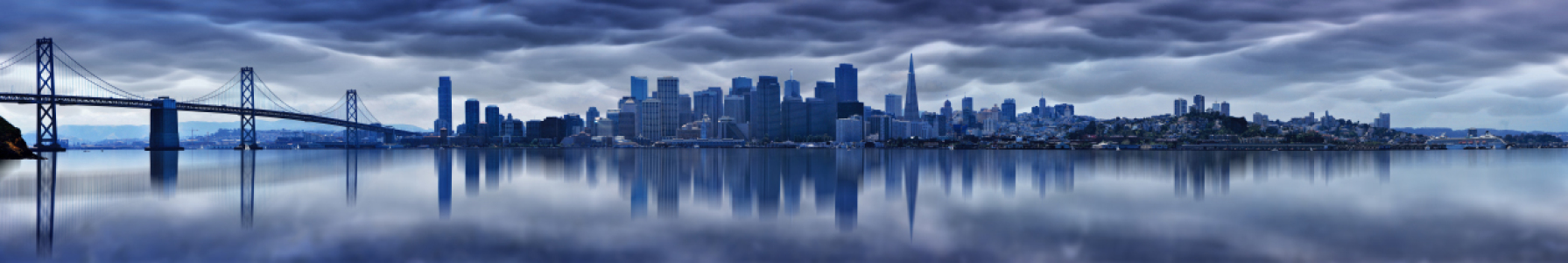 Bild-Nr: 10685858 Blue San Francisco Panorama Erstellt von: Miho Birimisa