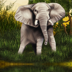 Bild-Nr: 10695431 Elefant Erstellt von: Maike Straßburg