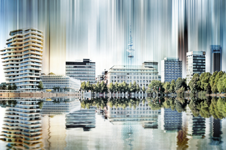 Bild-Nr: 10706223 Hamburg Panorama Collage Erstellt von: Galerie-Fotoeffekt