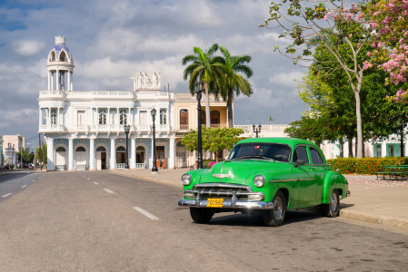 Bild-Nr: 10831609 Cuba Cars - Green Version Erstellt von: Gerlinde Klust