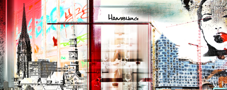 Bild-Nr: 10941761 Hamburg Collage Crazy Erstellt von: Galerie-Fotoeffekt