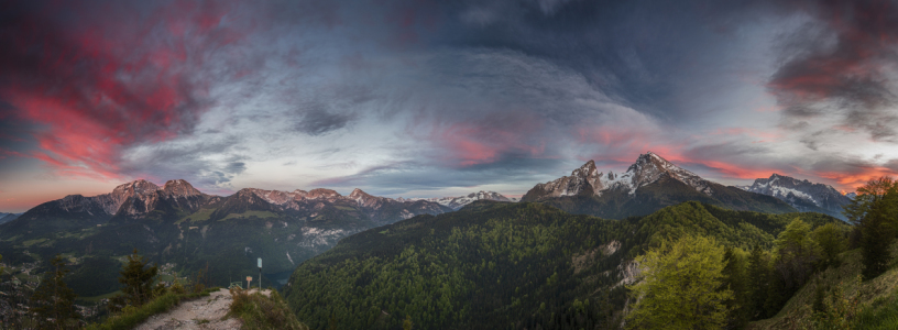 Bild-Nr: 10943575 Sonnenuntergang über dem Berchtesgadener Land Erstellt von: Daniela Beyer