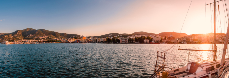 Bild-Nr: 10946601 Lesbos Mythilini Sonnenuntergang Panorama Erstellt von: Jean Claude Castor