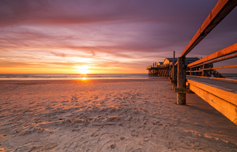 Bild-Nr: 11224664 St.Peter-Ording im Sonnenuntergang Erstellt von: Nordbilder