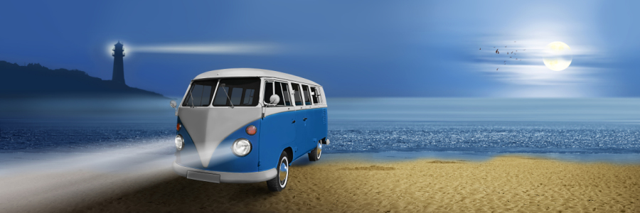 Bild-Nr: 11289452 Blue beach Bus Erstellt von: Mausopardia