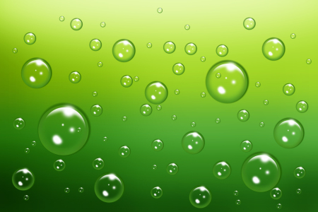 Bild-Nr: 11299816 Wassertropfen auf Grün Erstellt von: Mausopardia