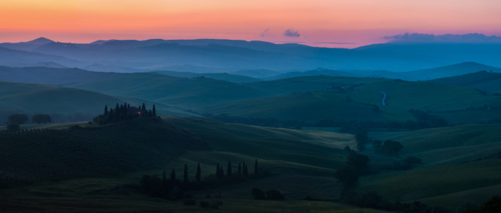 Bild-Nr: 11309372 Toskana - Val dOrcia bei Sonnenaufgang Erstellt von: Jean Claude Castor