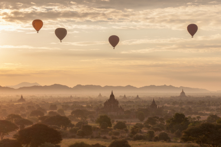 Bild-Nr: 11489437 Balloons over Bagan Erstellt von: waveland