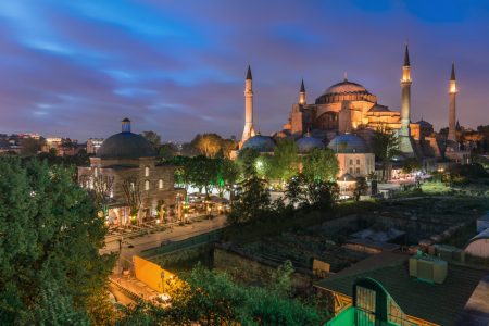 Bild-Nr: 11498300 Istanbul - Hagia Sofia bei Nacht Erstellt von: Jean Claude Castor