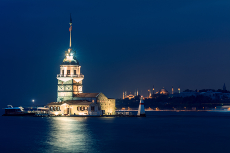 Bild-Nr: 11498304 Istanbul - Kiz Kulesi Leuchtturm Erstellt von: Jean Claude Castor