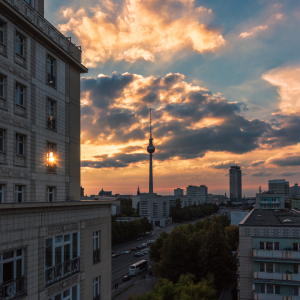 Bild-Nr: 11584488 Berlin - Strausberger Platz Sunset 2 Erstellt von: Jean Claude Castor