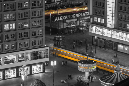 Bild-Nr: 11641894 Berlin - Alexanderplatz mit Weltzeituhr Colourkey Erstellt von: Jean Claude Castor
