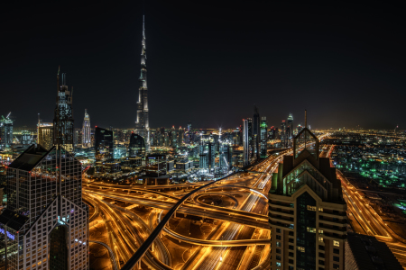 Bild-Nr: 11662566 Dubai Skyline Erstellt von: Achim Thomae