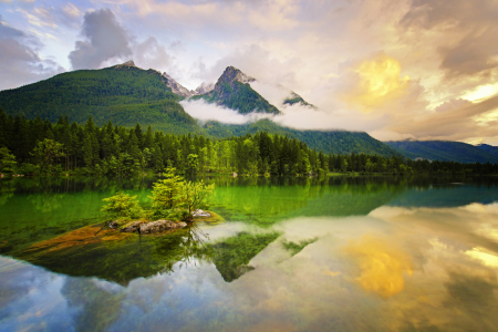 Bild-Nr: 11769242 Abendstimmung am Hintersee Erstellt von: Thomas Herzog